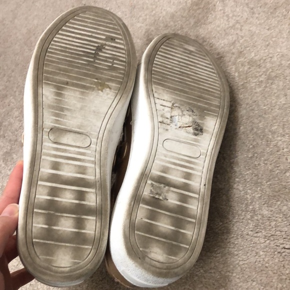 Design Lab Lord & Taylor | Gold Flower Sneakers - Picture 9 of 11